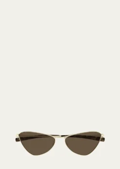Saint Laurent56mm Titanium Cat-Eye Sunglasses