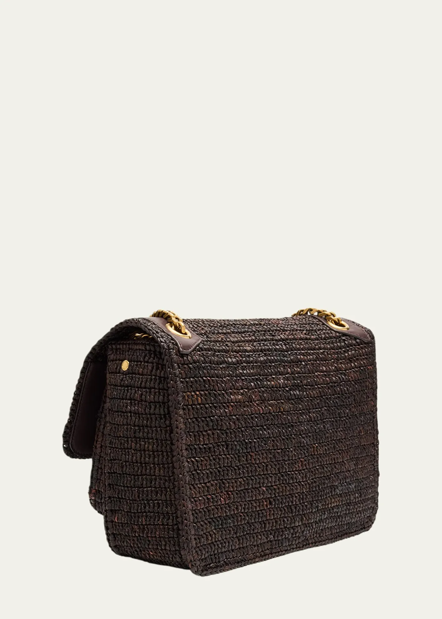 Saint LaurentNiki Medium YSL Raffia Shoulder Bag