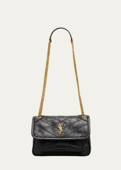 Saint LaurentNiki Mini Vintage Leather Shoulder Bag