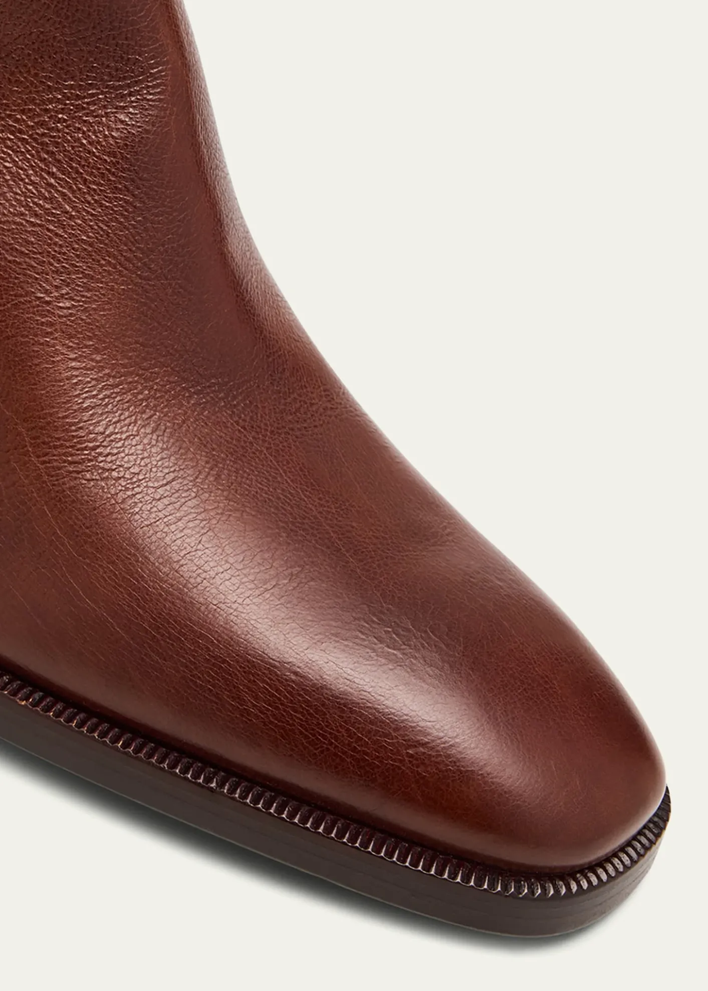 Saint LaurentOdeon Leather Over-The-Knee Boots