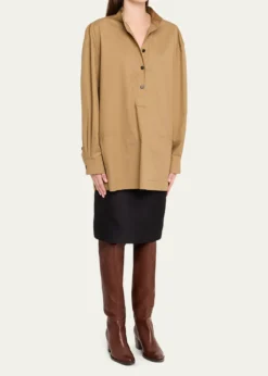 Saint LaurentOdeon Leather Over-The-Knee Boots