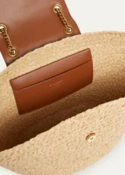 Saint LaurentPanier Tote Bag in Raffia