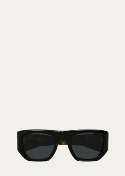 Saint LaurentRectangle Acetate Sunglasses