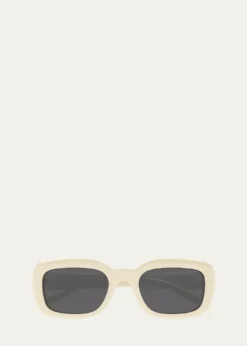 Saint LaurentRecycled Acetate Rectangular Sunglasses