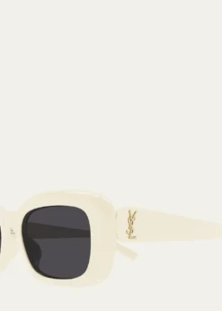 Saint LaurentRecycled Acetate Rectangular Sunglasses