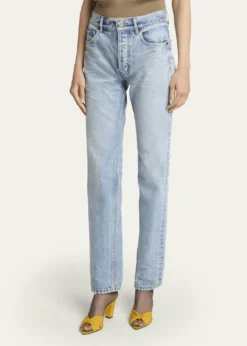 Saint LaurentRelaxed Slim-Leg Ankle Jeans