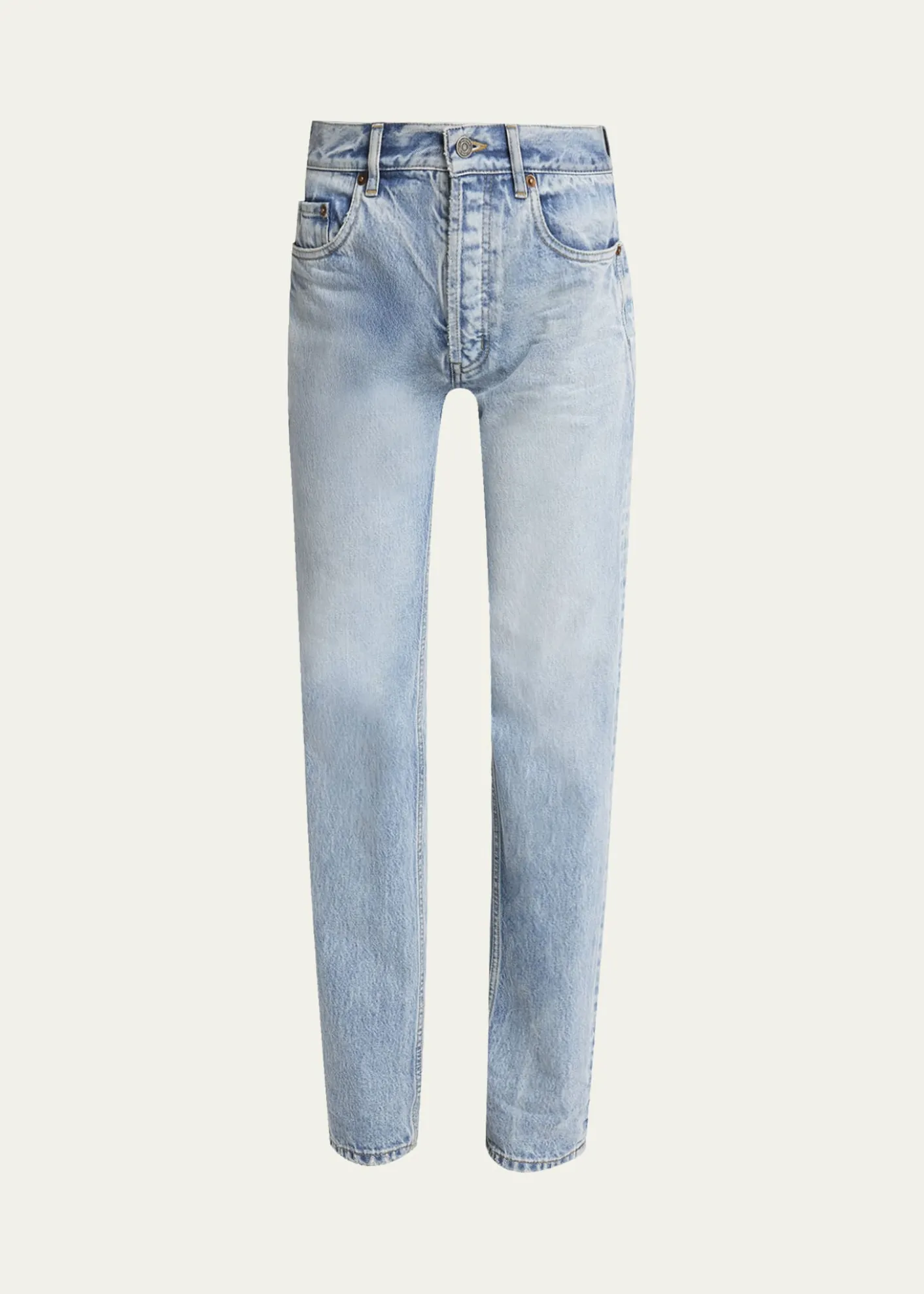 Saint LaurentRelaxed Slim-Leg Ankle Jeans