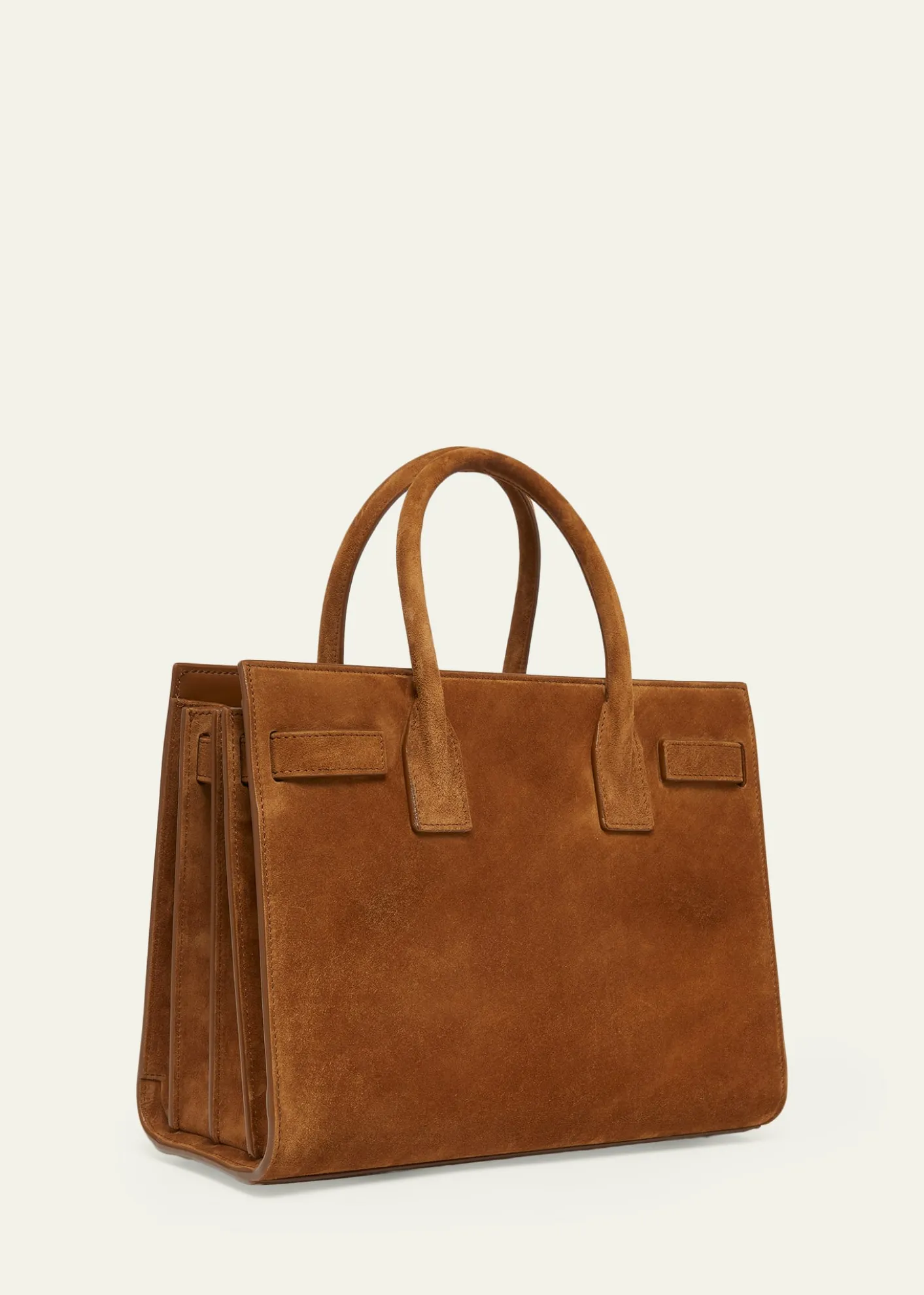 Saint LaurentSac de Jour Baby Suede Top-Handle Bag