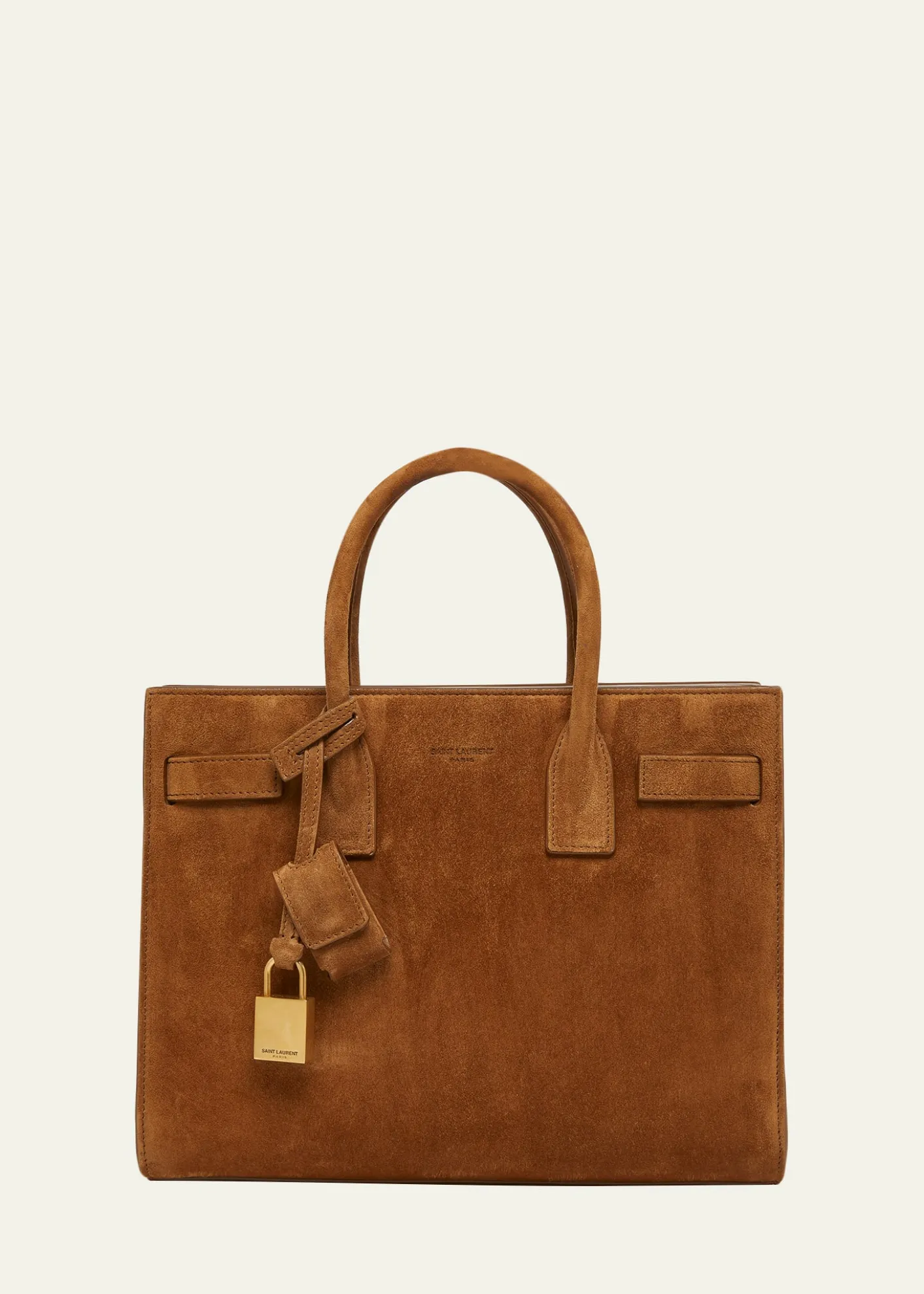 Saint LaurentSac de Jour Baby Suede Top-Handle Bag
