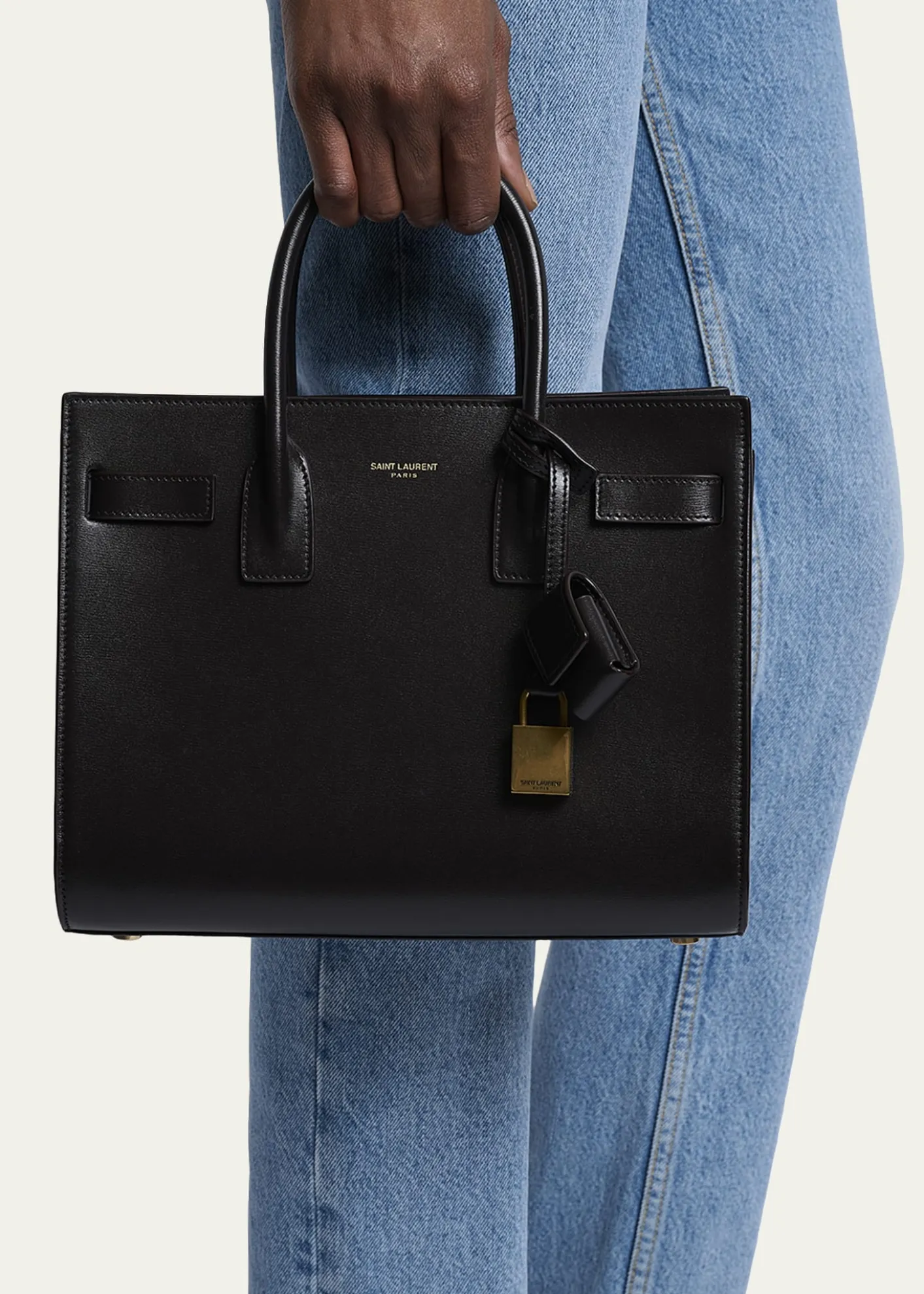 Saint LaurentSac De Jour Baby Top-Handle Bag in Smooth Leather