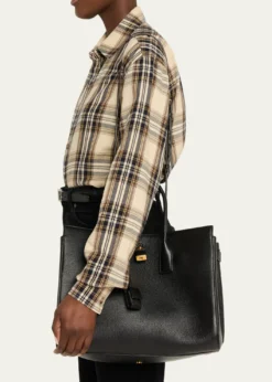 Saint LaurentSac de Jour Grain Leather Top-Handle Bag