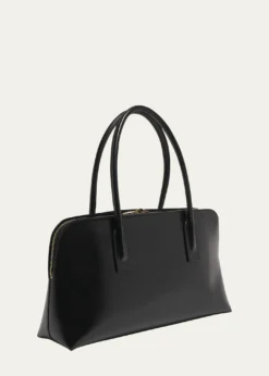 Saint LaurentSac de Jour Large Bowling Shoulder Bag in Leather
