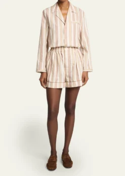 Saint LaurentStriped Cotton Pajama Shirt