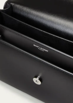 Saint LaurentSunset Medium YSL Shoulder Bag in Smooth Leather