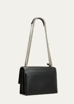 Saint LaurentSunset Medium YSL Shoulder Bag in Smooth Leather