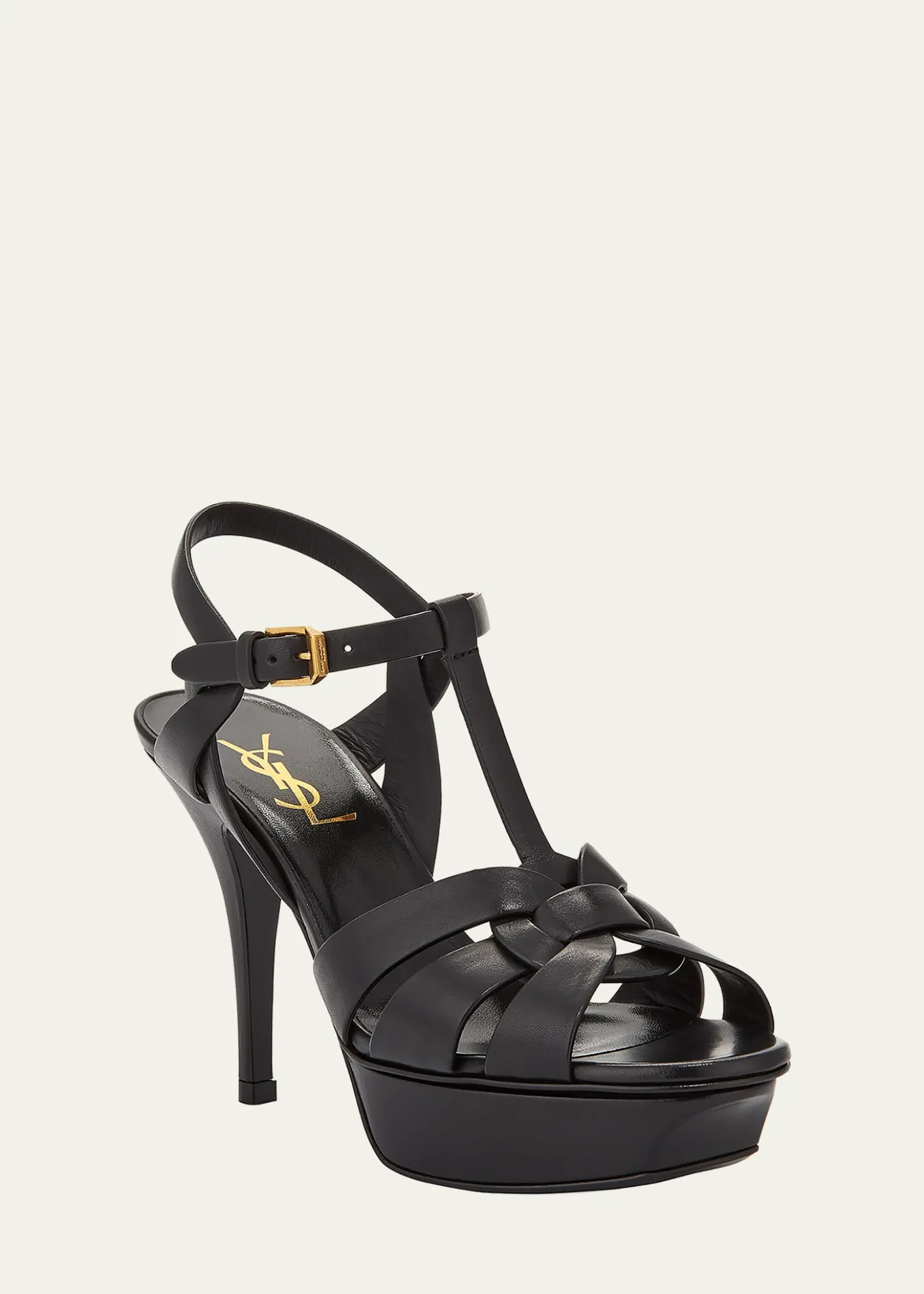 Saint LaurentTribute Leather Platform Sandals