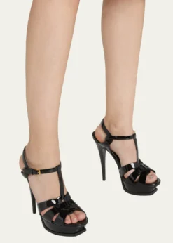 Saint LaurentTribute Patent Platform Sandals