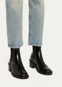Saint LaurentVincent Leather Chelsea Boots