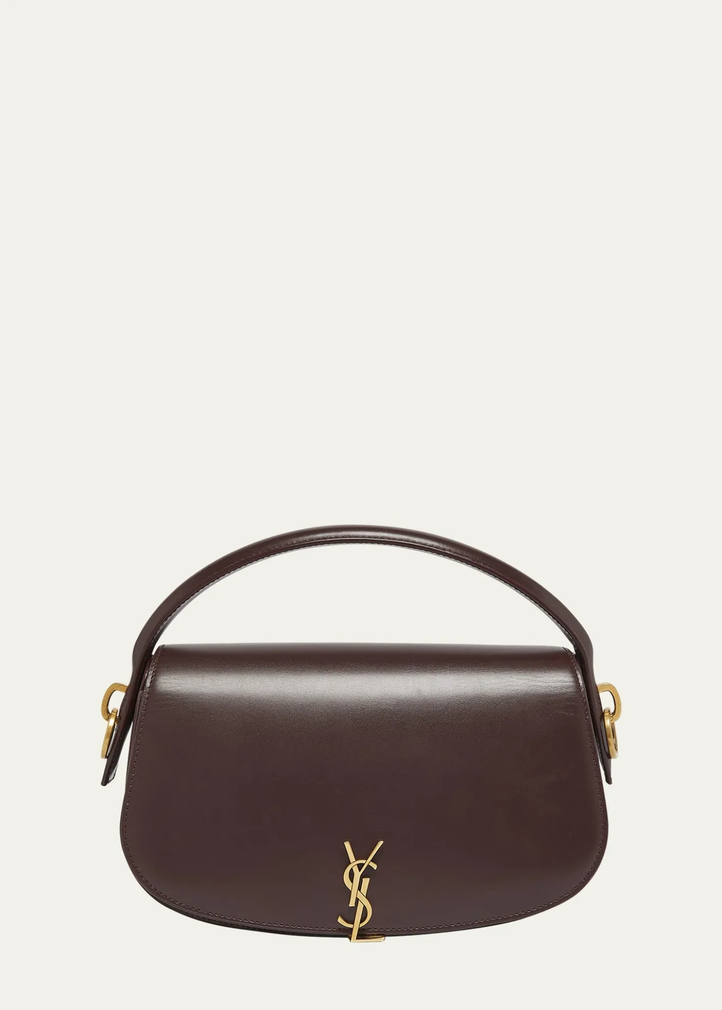 Saint LaurentVoltaire YSL Flap Top-Handle Bag in Leather