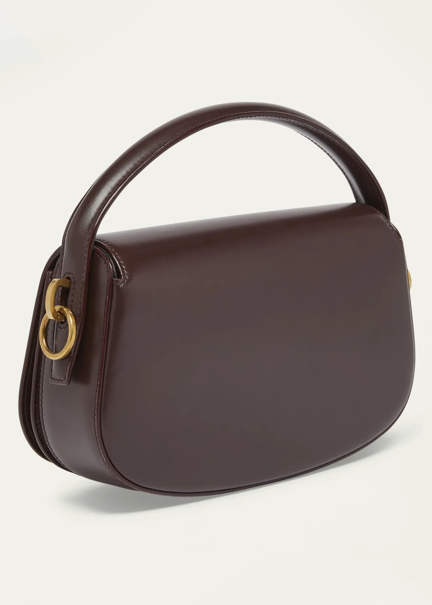Saint LaurentVoltaire YSL Flap Top-Handle Bag in Leather