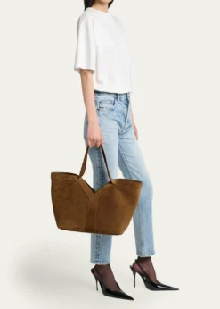 Saint LaurentY Medium Tote Bag in Suede