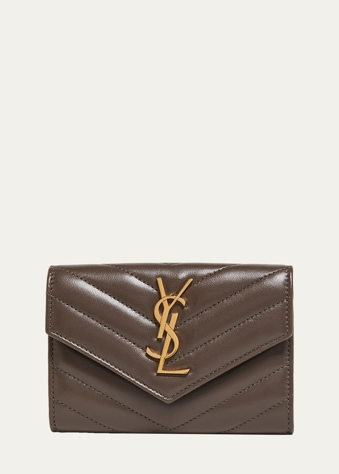 Saint LaurentYSL Monogram Small Flap Wallet in Smooth Leather