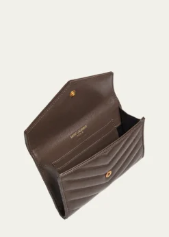 Saint LaurentYSL Monogram Small Flap Wallet in Smooth Leather