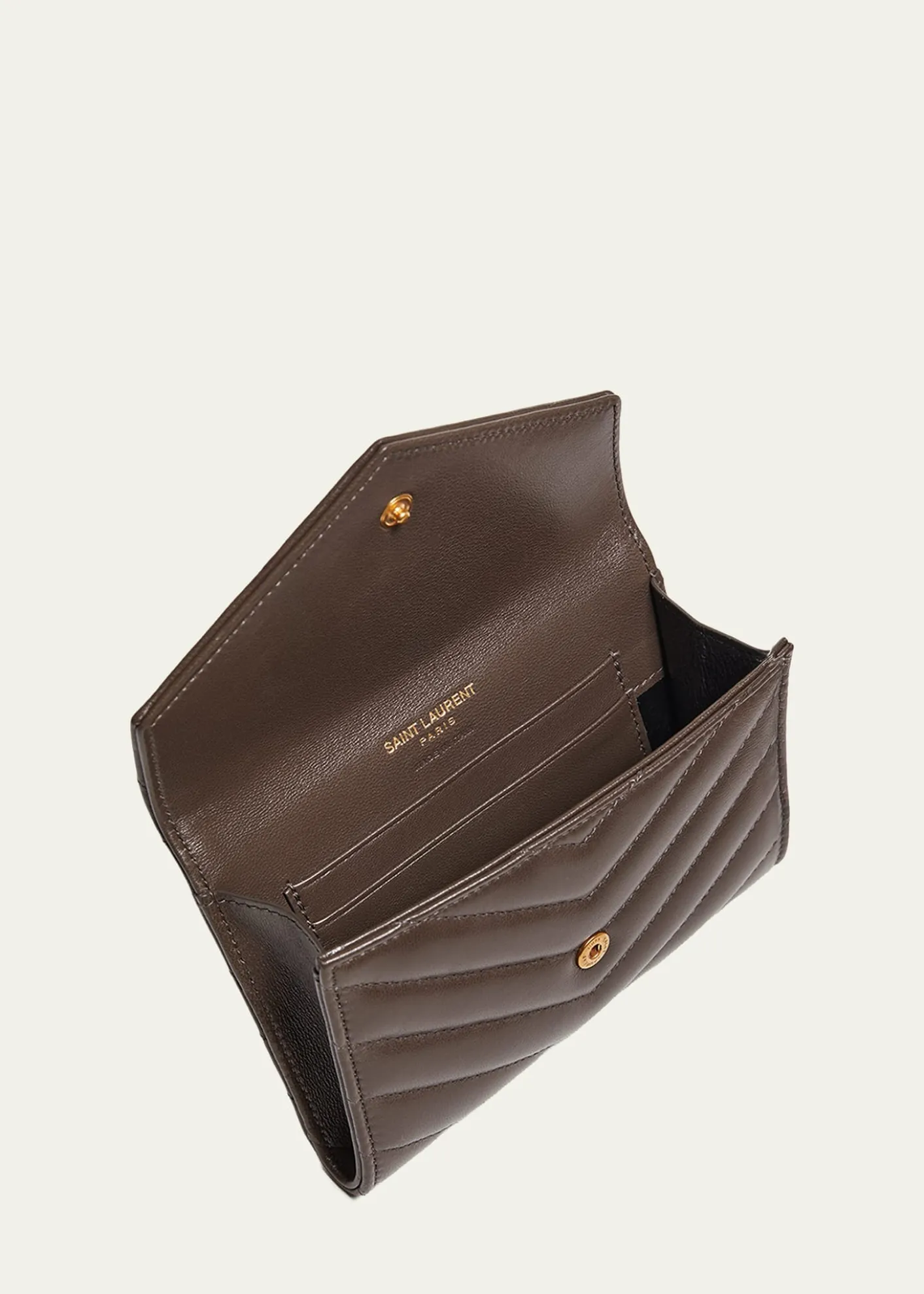 Saint LaurentYSL Monogram Small Flap Wallet in Smooth Leather