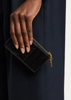 Saint LaurentYSL Quilted Leather Wallet