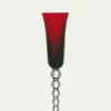 Saint Louis CrystalBubble Flute, Red