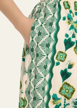 SaloniJudi B Printed Button-Front Skirt