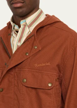 SanderlakMen's Cotton Hooded Utility Jacket