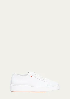 SantoniAnginal Low-Top Leather Sneakers