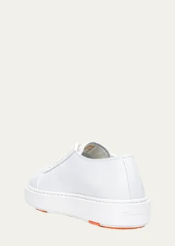 SantoniAnginal Low-Top Leather Sneakers