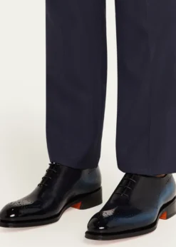 SantoniMen's Kaj Bicolor Brogue Leather Oxfords