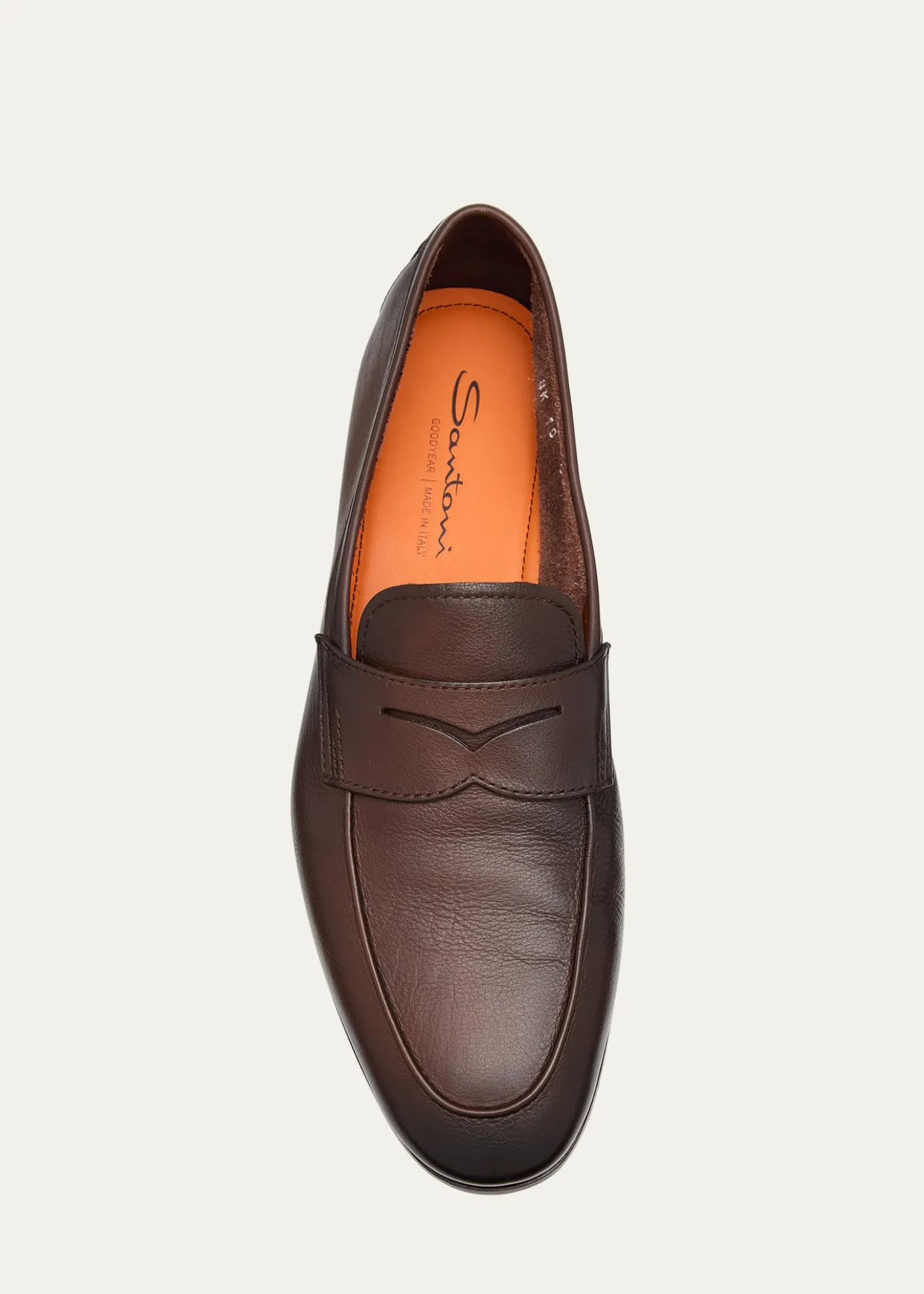 SantoniMen's Carlos Reverse Goodyear Leather Loafers