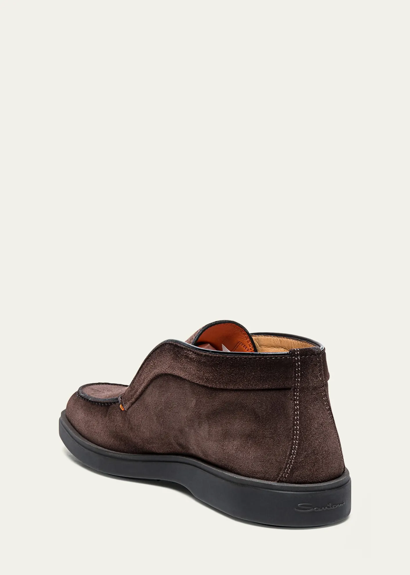 SantoniMen's Detroit Slip-On Suede Chukka Boots