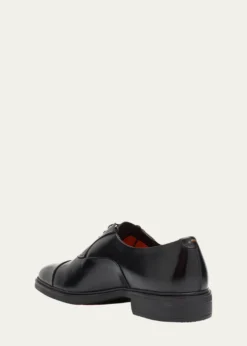SantoniMen's Easy Leather Cap-Toe Oxfords