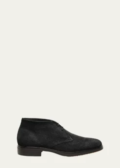 SantoniMen's Easy Suede Derby Shoes