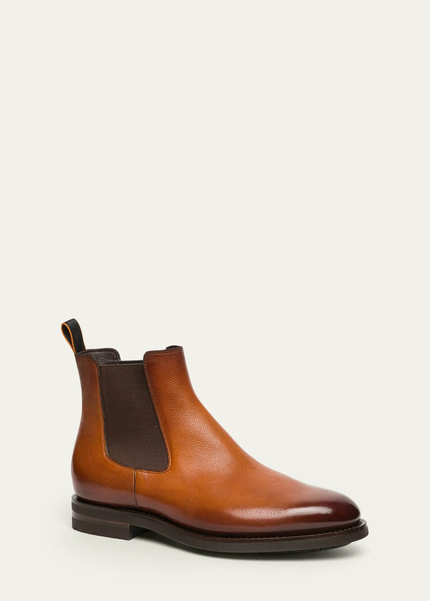 SantoniMen's Enver Casual Leather Chelsea Boots