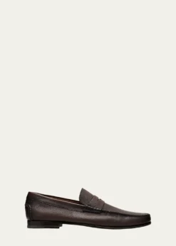 SantoniMen's Ikangia Leather Penny Loafers