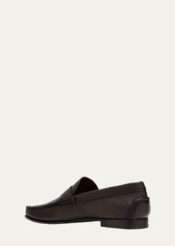 SantoniMen's Ikangia Leather Penny Loafers