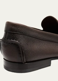 SantoniMen's Ikangia Leather Penny Loafers