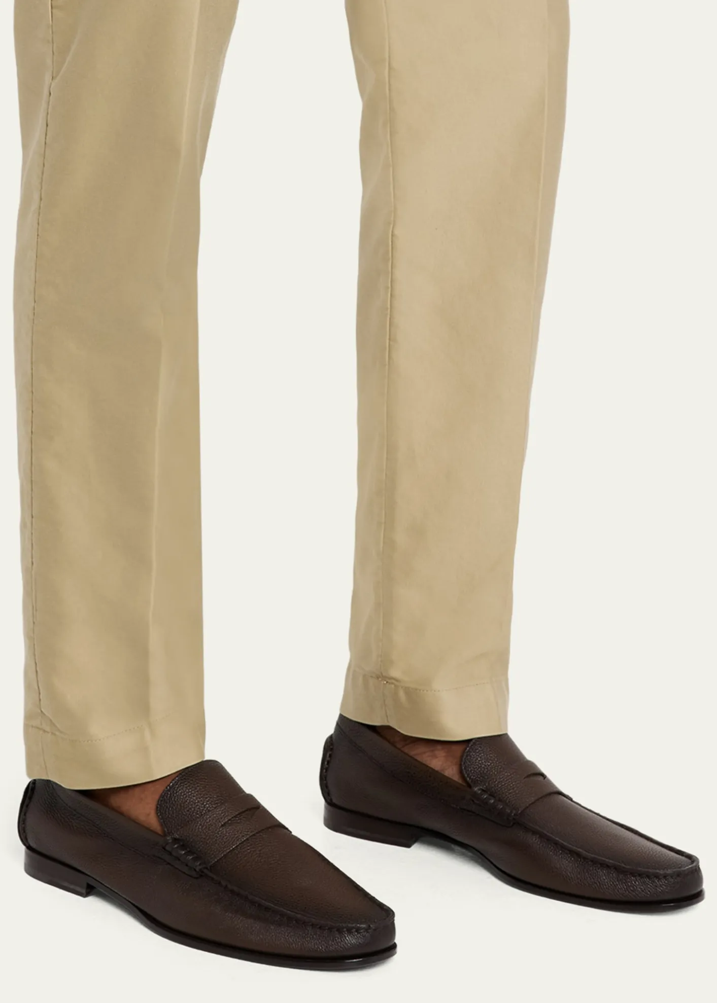 SantoniMen's Ikangia Leather Penny Loafers