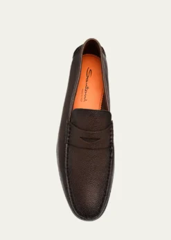 SantoniMen's Ikangia Leather Penny Loafers