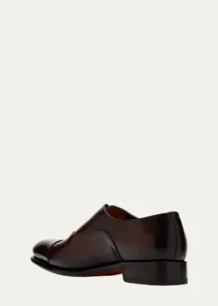 SantoniMen's Isaac Cap-Toe Leather Oxford Shoes