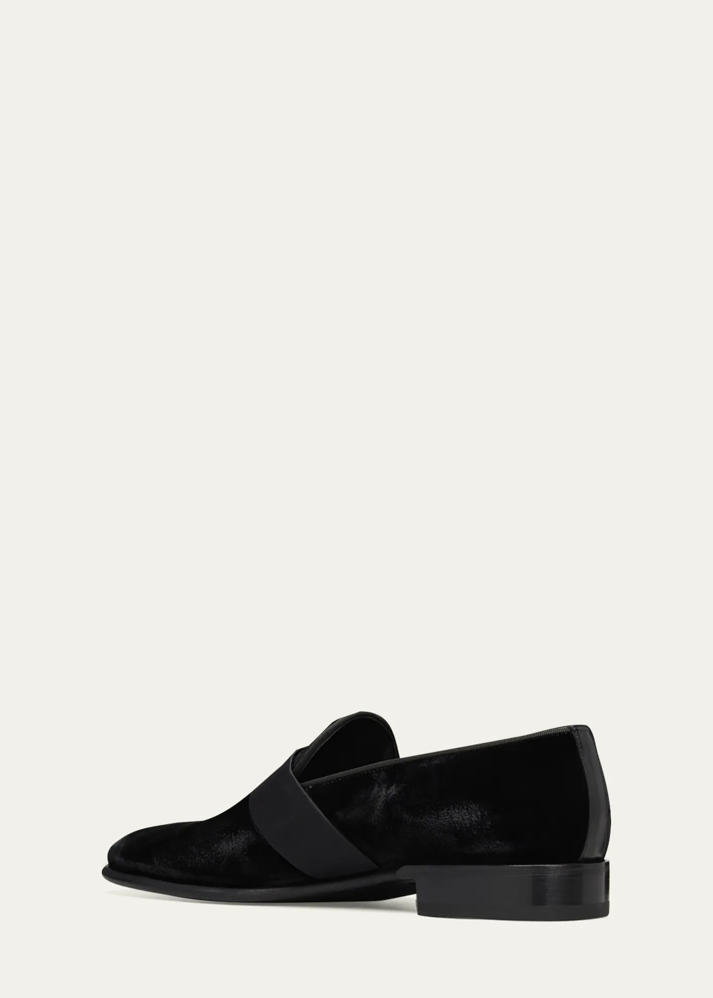 SantoniMen's Isomer Grosgrain Velvet Formal Loafers