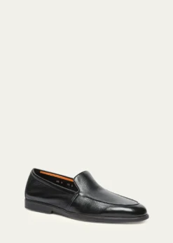 SantoniMen's Malibu Soft Grained Leather Loafers