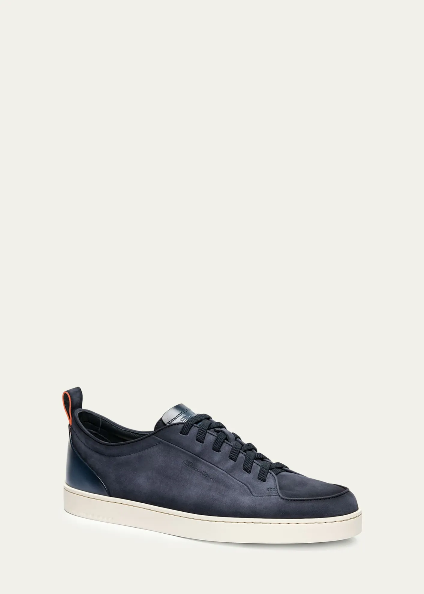 SantoniMen's Off Duty Burnished Suede Low-Top Sneakers