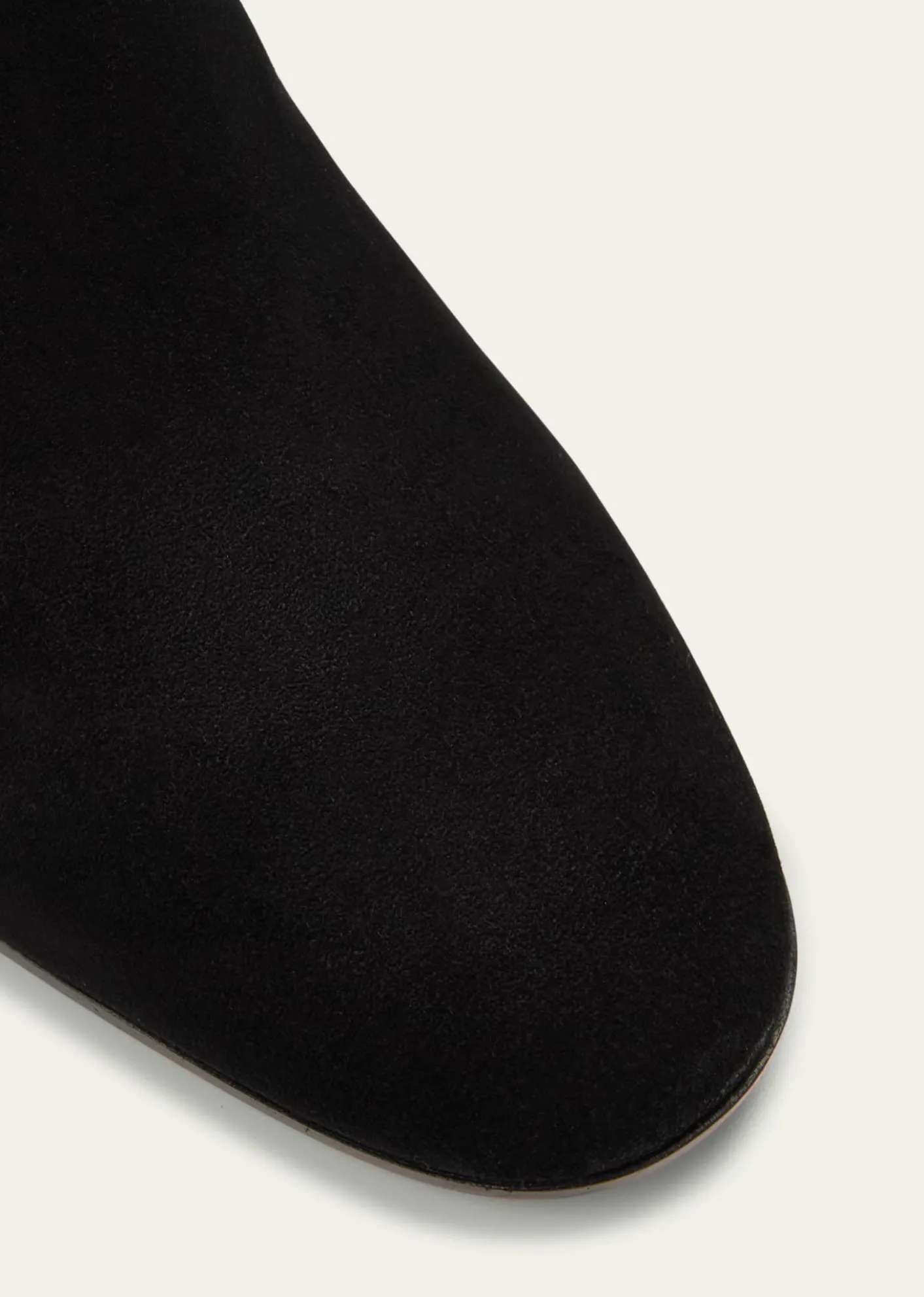 SantoniSuede Block-Heel Ankle Booties